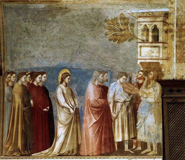 GIOTTO di Bondone Wedding Procession china oil painting image